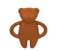 Ourson de dentition en caoutchouc naturel caramel