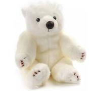 Peluche Ourson Flocon 40cm - ANIMA - Collection Le Monde Polaire - Douceur et réalisme