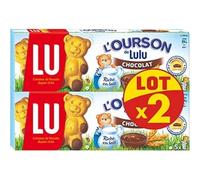 OURSON Lulu ourson 2x150g choco - Le lot de 2 paquets de 250g