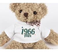 Ourson personnalisé - Année de Naissance - Ours en Peluche Tout Doux 24 cm, Peluche Personnalisable avec Une année de Naissance - Cadeau de Naissance, Cadeau Souvenir