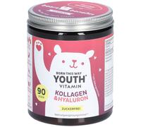 Bears With Benefits Born This Way Youth Vitamins oursons à mâcher pour les cheveux, les ongles et la peau 90 pcs