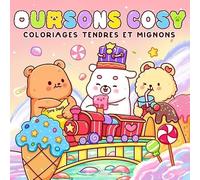 Oursons cosy : coloriages tendres et mignons