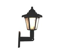 OURVER Applique Murale Outdoor Solar Light Hexagonal LED Solar Sconce Retro LED Wall Lamp Lantern Garden Decor Waterproof Landscape Solar Wall Light