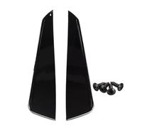 OUSDUO Becquet Séparateur d'air Latéral Pare-Chocs Avant Noir pour Benz pour Mercedes W176 A180 A200 A220 A250 Amg A45 Classe A 2016-2018 2 Pièces Becquets Avant