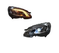 OUSDUO Blocs Optiques LED Pour Mercedes Pour Benz W212 E260 E300 2013-2015 Avec Feux Jour Stop Et Clignotants(White light)