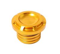 OUSDUO Bouchon De Réservoir D'essence De Moto en Aluminium pour Harley pour Davidson Sportster 883 1200 XL883 XL1200 48 72 X48 Bouchon d'essence(Or)