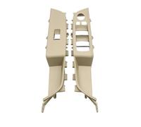 OUSDUO Cache Poignée Porte Intérieure Avant Gauche Droite Commande Lève-vitre Pour Série 6 GT G32 2017-2022 Conduite Gauche À Droite 2 Pièces(RHD 2PCS-Beige)