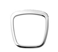 OUSDUO Cadre De Garniture De Volant Intérieur De Voiture Argenté pour A-UDI A3 A4 B7 B8 A5 A6 C6 A8 D3 Q5 Q7 Couvre Volant Voiture