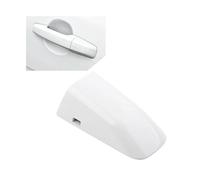 OUSDUO Capuchon Poignée Porte Extérieure Côté Conducteur Avant Gauche Voiture pour Jaguar XE XJ XK XF F-Type E-Pace F-Pace SVR X76 2011 - 2023 LR025407 Poignées Porte Extérieures(Blanc)