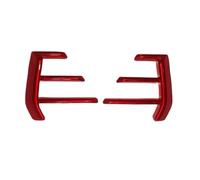 OUSDUO Feux Antibrouillard Pour Pare-choc Avant Autocollant Réfléchissant Décoration Cadre Garniture Accessoires Extérieurs Pour Q3 2019 - 2023 (Red)