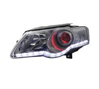 OUSDUO Phare LED HID Xénon Pour VW Pour Passat B6 2007 2008 2009 Avec Feux De Jour Angel Eyes Et Clignotants(côté droit)