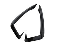 OUSDUO Pour A4 B9 2017-2019 Voiture Style Avant Antibrouillard Bandes De Couverture Garniture Air Spoiler Extérieur Modifié Accessoires (Black)