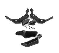 OUSDUO pour CRF1100L CRF 1100 L pour Africa Twin Adventure Sports 2020- X-ADV XADV 750 2021- Protège-Mains Extensions De Pare-Brise Protecteur Protège-Mains De Guidon De Moto(Set B - Black)