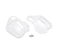 OUSDUO pour CRF1100L Protège-Mains Extensions Bouclier De Protection Pare-Brise pour CRF 1100 L 1100L pour Africa Twin Adventure Sports 2020-2022 Protège-Mains De Guidon De Moto(F-Transparent)