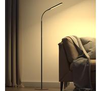 OUSFOT Lampadaire sur Pied Salon avec 3 Couleurs et Variable en continu 180cm Lampadaire avec 1H Minuterie, Dimmable Lampadaires avec Contrôle Tactile & Télécommande pour Bureau Chambre