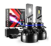 OUSHI Ampoule 9012 LED, Canbus 110W 20000LM 6500K Xenon Blanc Haute Puissance Kit De Conversion HIR2 Phares à LED Ampoules Auto (Pack de 2)