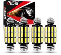 OUSHI Ampoule C5W LED 700% Luminosité, CANBUS 31mm 36mm DE3175 Festoon LED Ampoule 12V 24V 6500K Blanc pour Intérieur de Voiture Dôme Map Coffre Feux De Plaque D'immatriculation, 4pcs