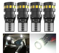 OUSHI Ampoule LED W5W, Canbus sans erreur T10 501 194 168 2825 ampoules de remplacement 12 V pour éclairages intérieurs de voiture plafonnier liseuse portière courtoisie plaque d’immatriculation, 6500