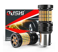 OUSHI BAU15S PY21W Ampoule LED, 7507 1156 1156PY Ampoule LED 4000LM 12V-24V 21W Uniquement Remplacement Pour Clignotant LED De Voiture, Jaune Ambre (Lot de 2)