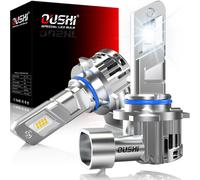 OUSHI HB4 - Ampoules LED de phare, améliorées de 600 %, blanc xénon 6500 K, format 1:1 mini, HB4 LED, 30 000 lm, plug-and-play, équivalent 9006, lot de 2