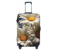 OUSIKA Housse de protection lavable et extensible pour valise, housse de protection anti-rayures pour bagages de 45,7 à 81,3 cm, Noir , L