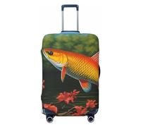 OUSIKA Housse de protection pour valise, lavable, extensible, protection contre les rayures, convient aux protections de bagages de 45,7 à 81,3 cm, Noir , XL