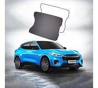 OUSIKA Pare-Soleil de Voiture, Pare-Soleil Toit Coulissant, Protection Vie Privée Anti Éblouissement Anti Ultraviolet Pare Soleil Universel Quatre Saisons, pour Fo-RD Mustang Mach-E,Bla-CK