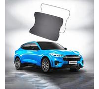 OUSIKA Pare-Soleil de Voiture, Pare-Soleil Toit Ouvrant, Protection Vie Privée, Pare-Soleil Universel Anti Ultraviolet Quatre Saisons, Accessoires de Décoration, pour Fo-RD Mustang Mach-E,Bla-CK