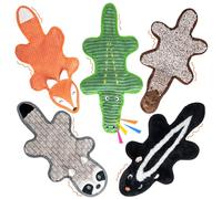 Ousiya Lot de 5 Jouets pour Chien couinants avec Papier froissé, sans Rembourrage, Jouet sûr pour Chiens de Petite à Grande Taille, idéal comme Cadeau pour Chiot et pour Les Jeux de tir à la Corde