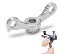 Ousuwo Extracteur de manivelle de vélo, outil de démontage professionnel 2 en 1, compatible avec Shimano et la plupart des bras de manivelle de vélo, outil essentiel de réparation de vélo pour