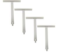 Ousuwo Lot de 4 ressorts de suspension pour volet roulant - 150 mm x 190 mm - Crochets de rechange en alliage d'aluminium durable avec design en queue d'aronde pour volet roulant sûr et fiable