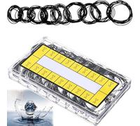 Ousuwo Sealing Rings Watch O-Rings Set - Kit complet de réparation de fond de boîte de montre avec 210 joints en caoutchouc étanches pour les horlogers professionnels et les amateurs de bricolage