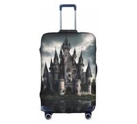 OUSXC Housse de protection pour valise à roulettes gothique Fairy Tale Castle03 convient pour les bagages de 45,7 à 81,3 cm, blanc, X-Large