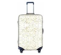 OUSXC Housse de protection pour valise à roulettes Sparsed Dreamy Stars And Spots adaptée aux bagages de 45,7 à 81,3 cm, blanc, Medium