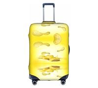 OUSXC La housse de protection pour valise à frites de pommes de terre est adaptée pour les bagages mesurant entre 45,7 et 81,3 cm, blanc, Large