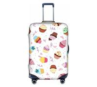 OUSXC La housse de protection pour valise à roulettes Delicious Cupcakes convient pour les bagages de 45,7 à 81,3 cm, blanc, X-Large