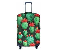 OUSXC La housse de protection pour valises à roulettes de 45,7 à 81,3 cm est adaptée pour les valises de petite taille Cactus Art, blanc, Medium