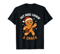 Out Here Looking Like A Snack Boujee Christmas Gingerbread T-Shirt