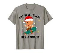 Out Here Looking Like A Snack Funny Gingerbread Christmas T-Shirt