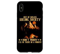 Out Of Breath Hiking Society Don't Worry Minute Coque pour iPhone XS Max