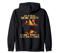 Out Of Breath Hiking Society Don't Worry Minute Sweat à Capuche