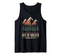 Out of Breath Hiking Society Funny Hiking Society Débardeur