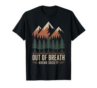 Out of Breath Hiking Society Funny Hiking Society T-Shirt