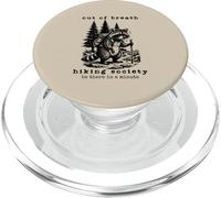 Out of Breath Society Randonnée drôle Raton Laveur Vintage PopSockets PopGrip pour MagSafe