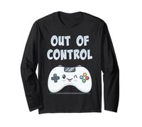 Out of Control Kawaii Silly Controller Jeu vidéo Gamer Manche Longue
