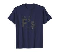 Out of Fs to Give Sassy Attitude Déclaration T-Shirt, Homme, Bleu Marine, 5XL