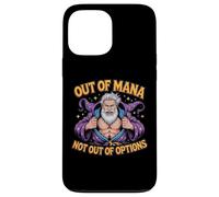 Out of Mana Not Out of Options Fantasy Wizard Blague Coque pour iPhone 13 Pro Max