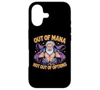 Out of Mana Not Out of Options Fantasy Wizard Blague Coque pour iPhone 17