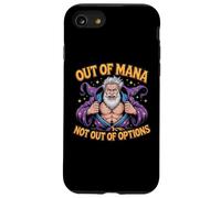 Out of Mana Not Out of Options Fantasy Wizard Blague Coque pour iPhone SE (2020) / 7/8