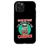Out of My Way Going to Casino Gift Slot Machine à Jouer Coque pour iPhone 11 Pro